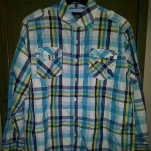 Akademiks Long Sleeved Button-Up Shirt
